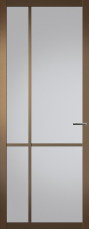 Binnendeur met glas NDB903 | Nova design | Metallic brons